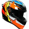 Full Face * | Agv Helmets Agv K1 Rodrigo Helmet Orange/Black/Light Blue