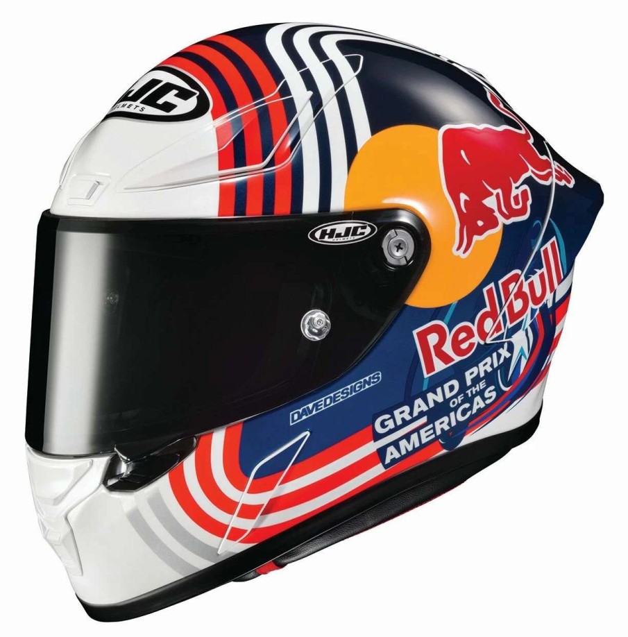 Full Face * | Hjc Helmets Hjc Rpha 1N Red Bull Austin Gp Helmet Red/White/Blue