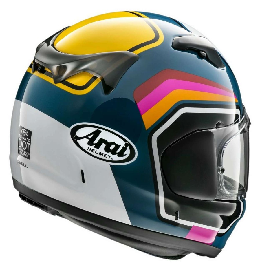 Full Face * | Arai Helmets Arai Defiant-X Number Helmet Blue