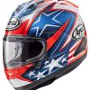 Full Face * | Arai Helmets Arai Corsair X Nicky 7 Helmet Red/White/Blue