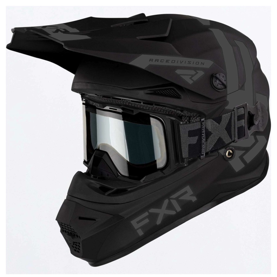 Dirt * | Fxr Youth Legion Qrs Helmet With Goggles Black Ops