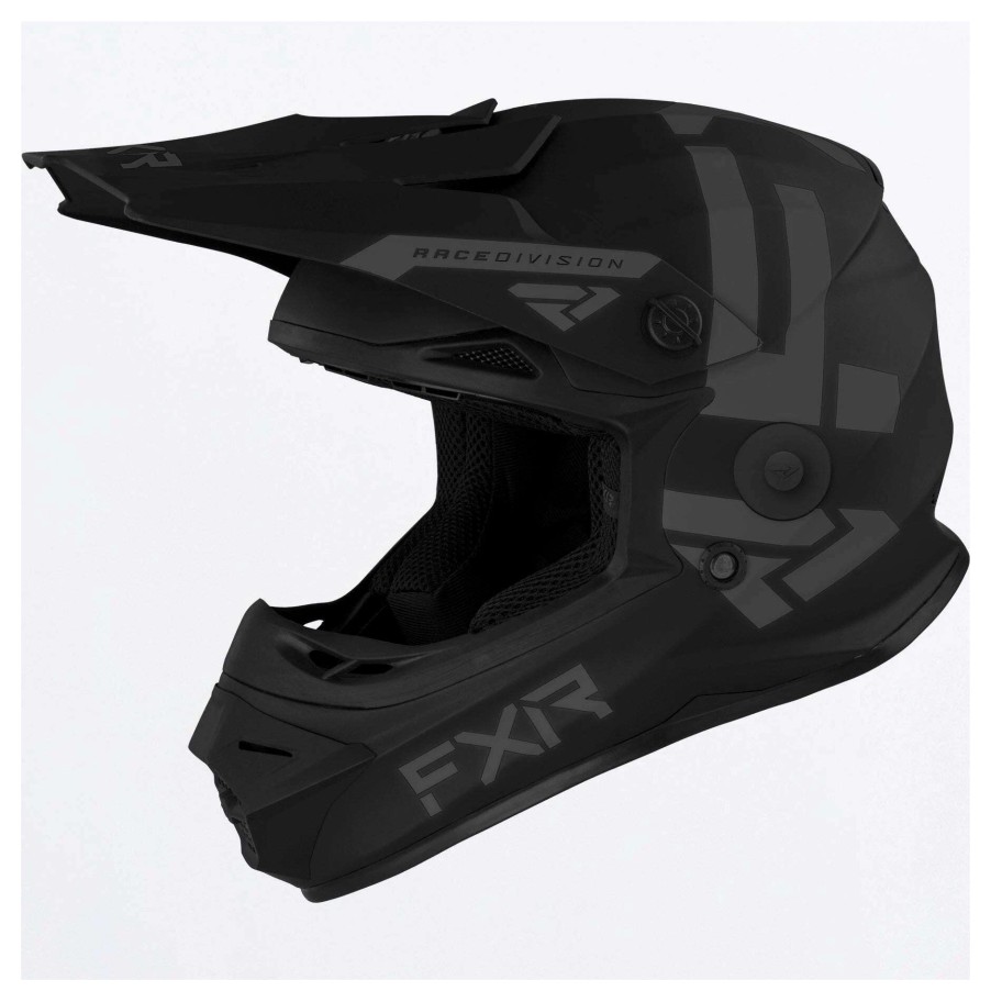 Dirt * | Fxr Youth Legion Qrs Helmet With Goggles Black Ops