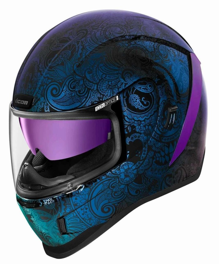 Full Face * | Icon Airform Chantilly Opal Helmet / Lg [Blemished Acceptable] Blue