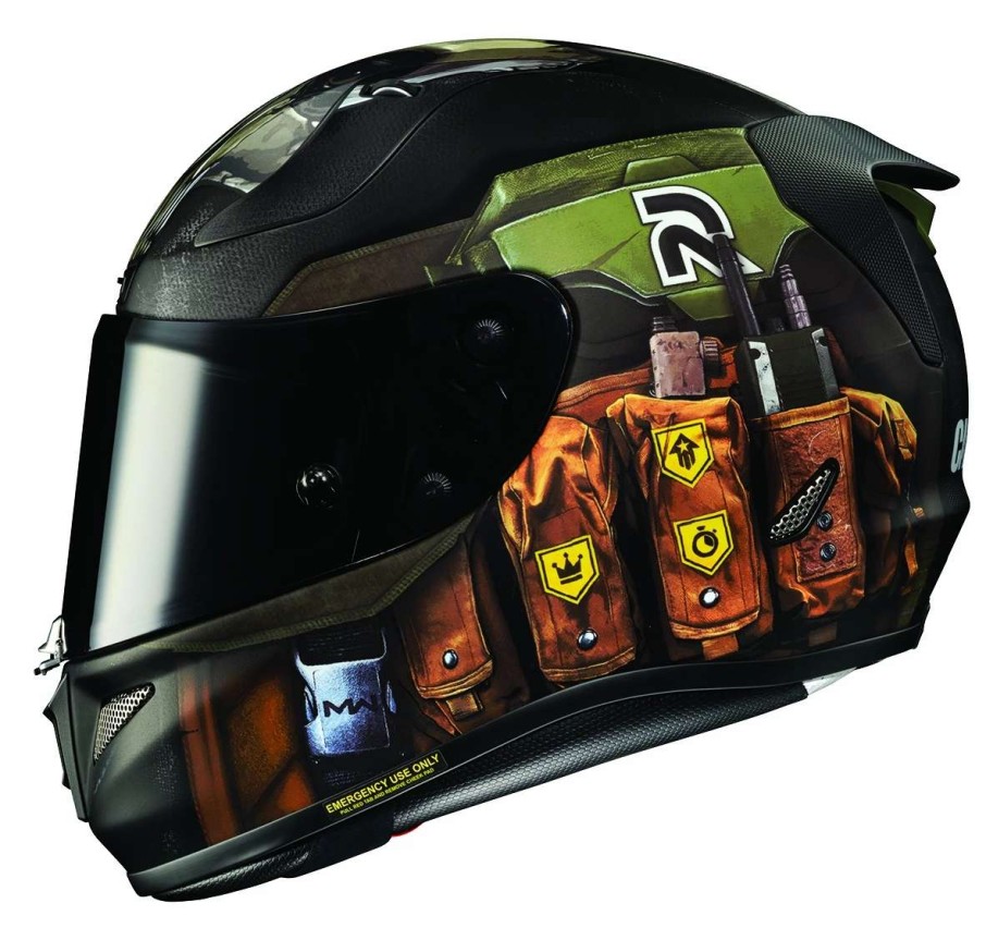 Full Face * | Hjc Helmets Hjc Rpha 11 Pro Call Of Duty Helmet Green/Black