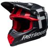 Dirt * | Bell Helmets Bell Moto-9S Flex Fasthouse Tribe Helmet Black/White/Red