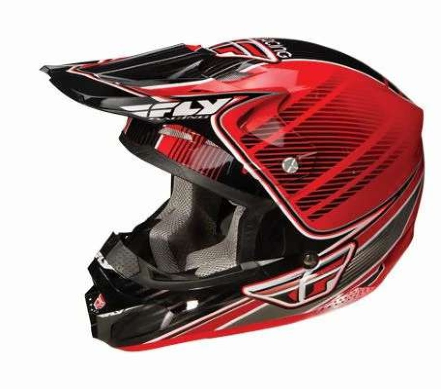 Dirt * | Fly Racing Dirt Fly Racing Youth Kinetic Pro Trey Carnard Helmet Orange/Black