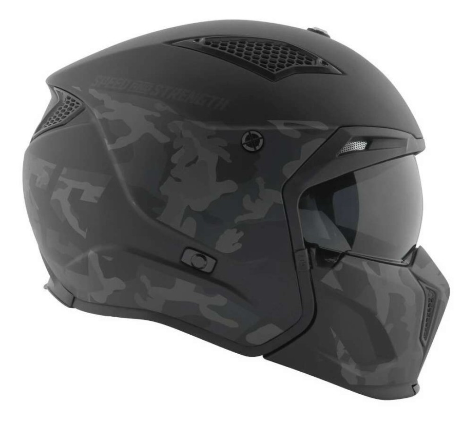 Full Face * | Speed And Strength Ss2400 Call To Arms Helmet Matte Black/Camo