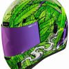 Full Face * | Icon Airform Ritemind Glow Helmet Green