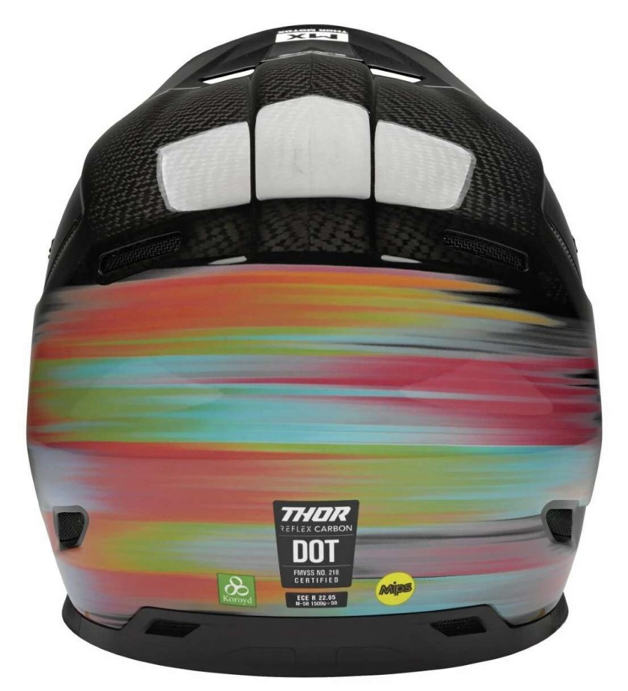 Dirt * | Thor Reflex Theory Helmet Black/Red/Blue