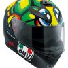 Full Face * | Agv Helmets Agv K3 Sv Tartaruga Helmet Black/Green