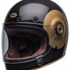 Full Face * | Bell Helmets Bell Bullitt Carbon Tt Helmet Gloss Black/Gold