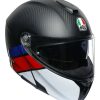 Modular * | Agv Helmets Agv Sportmodular Carbon Layer Helmet