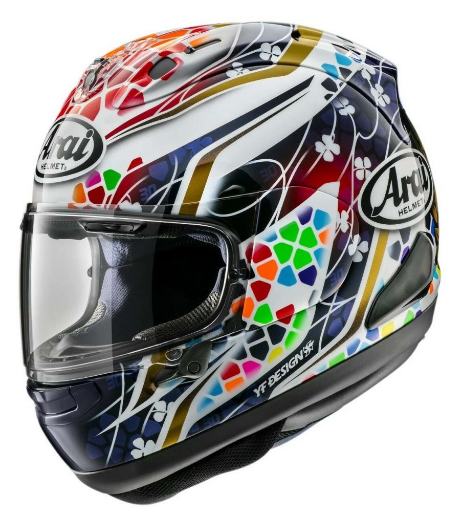 Full Face * | Arai Helmets Arai Corsair X Nakagami 3 Helmet Black/White/Blue