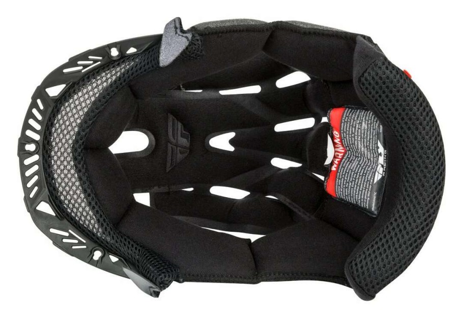 Dirt * | Fly Racing Dirt Fly Racing Youth Kinetic Helmet Liner Black