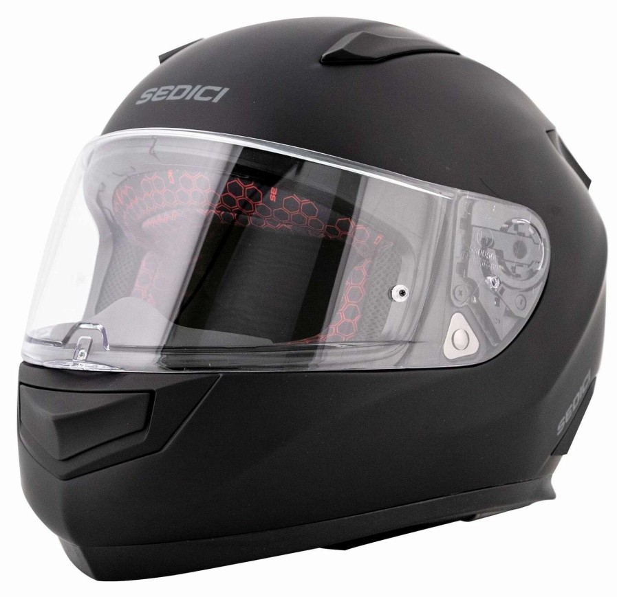 Full Face * | Sedici Strada Ii Primo Helmet Matte Black