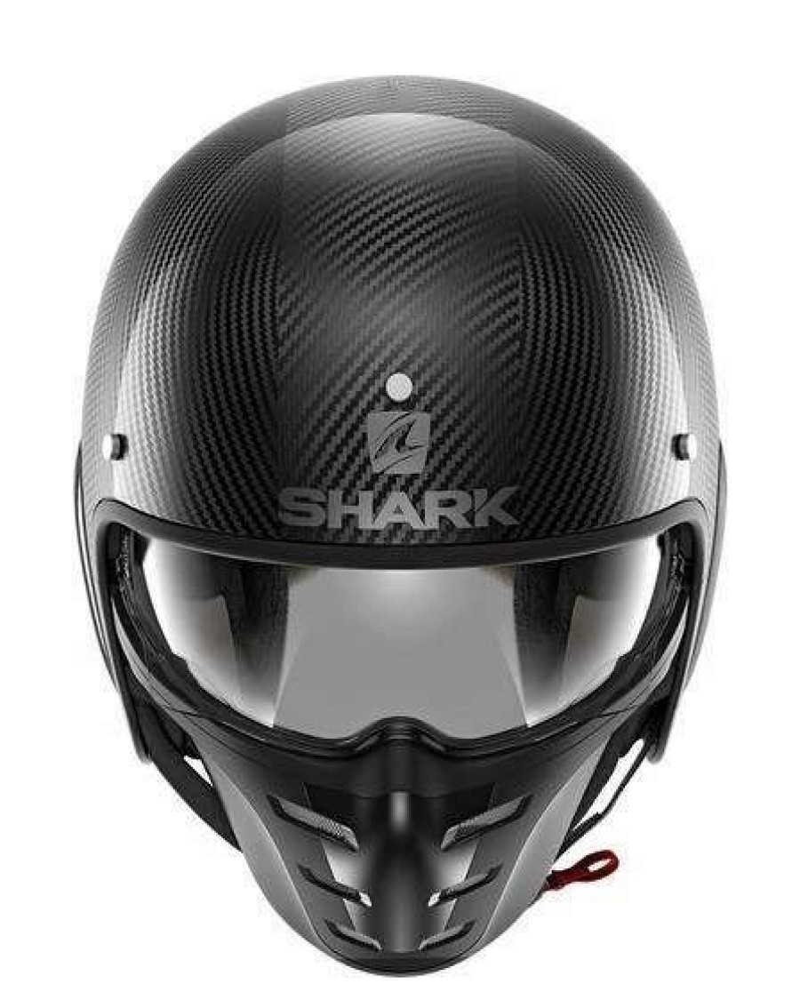 Open Face & 3/4 * | Shark Helmets Shark S-Drak 2 Carbon Helmet Silver/Black